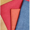 Tissu en lin tissé en polyester plusieurs couleurs pour canapés